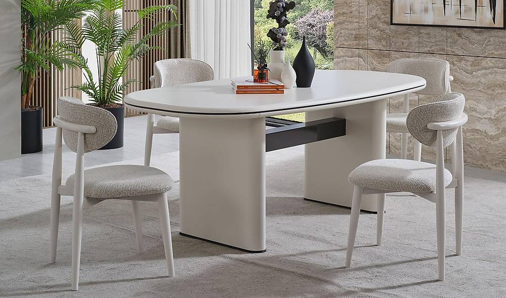 Noma Yemek Odası - Krem Yemek Odası