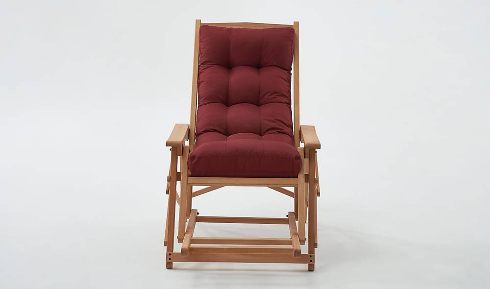 Ocean Tekli Bahçe - Balkon Koltuğu - Bordo Bahçe Mobilyası