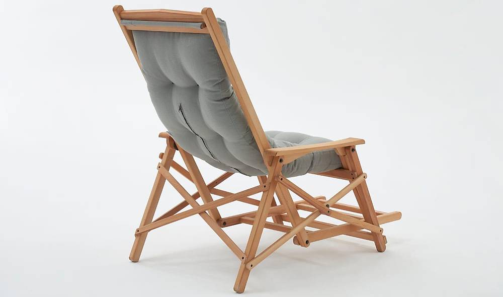 Ocean Tekli Bahçe - Balkon Koltuğu - Gri Bahçe Mobilyası