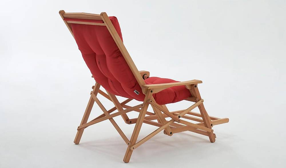 Ocean Tekli Bahçe - Balkon Koltuğu - Kırmızı Bahçe Mobilyası