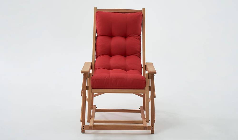 Ocean Tekli Bahçe - Balkon Koltuğu - Kırmızı Bahçe Mobilyası