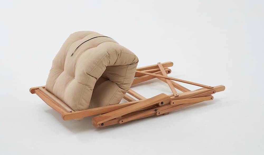 Ocean Tekli Bahçe - Balkon Koltuğu - Krem Bahçe Mobilyası