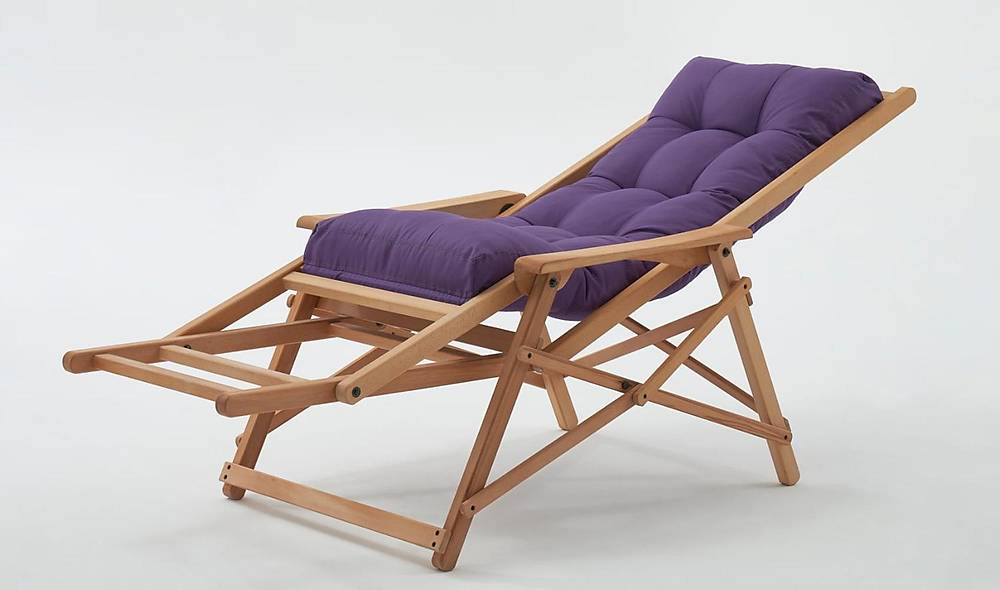 Ocean Tekli Bahçe - Balkon Koltuğu - Mor Bahçe Mobilyası