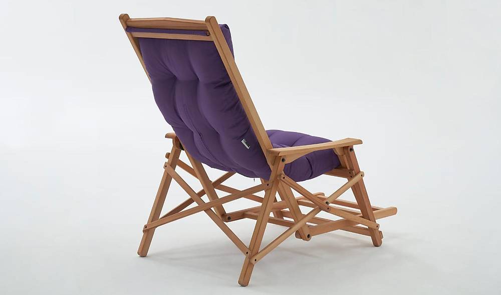 Ocean Tekli Bahçe - Balkon Koltuğu - Mor Bahçe Mobilyası