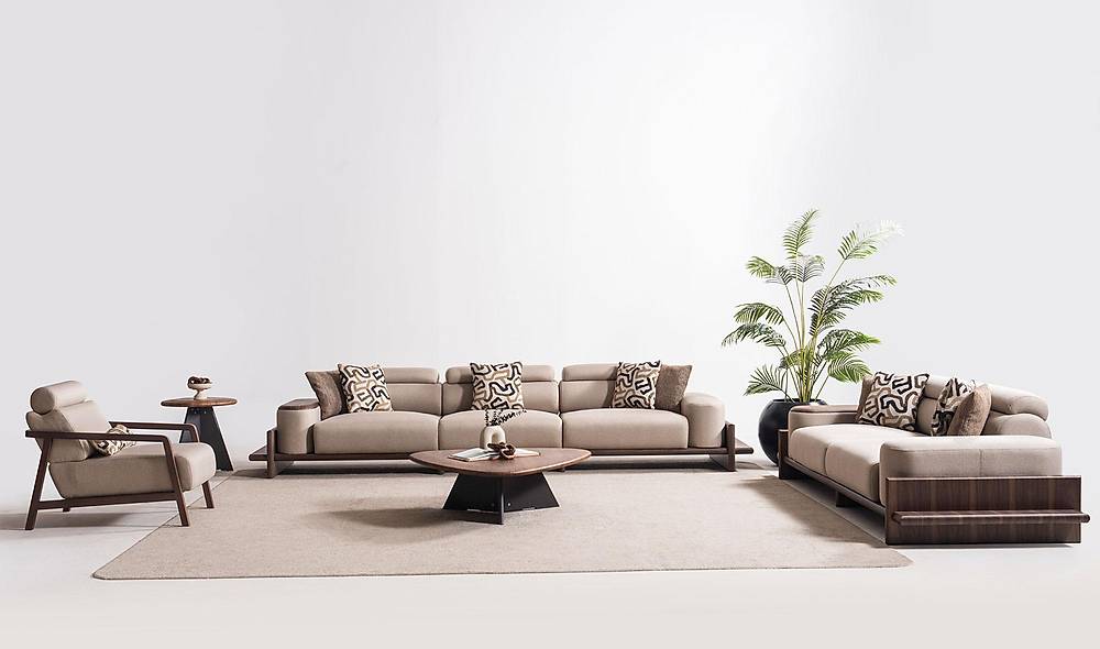 Alya Koltuk Takımı - Kahve Koltuk Takımı