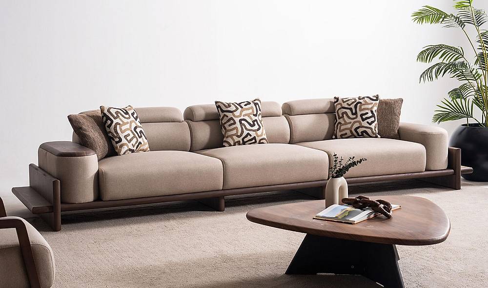 Alya Koltuk Takımı - Kahve Koltuk Takımı