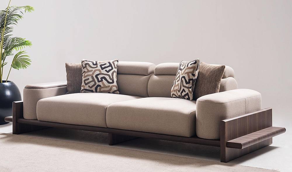 Alya Koltuk Takımı - Kahve Koltuk Takımı