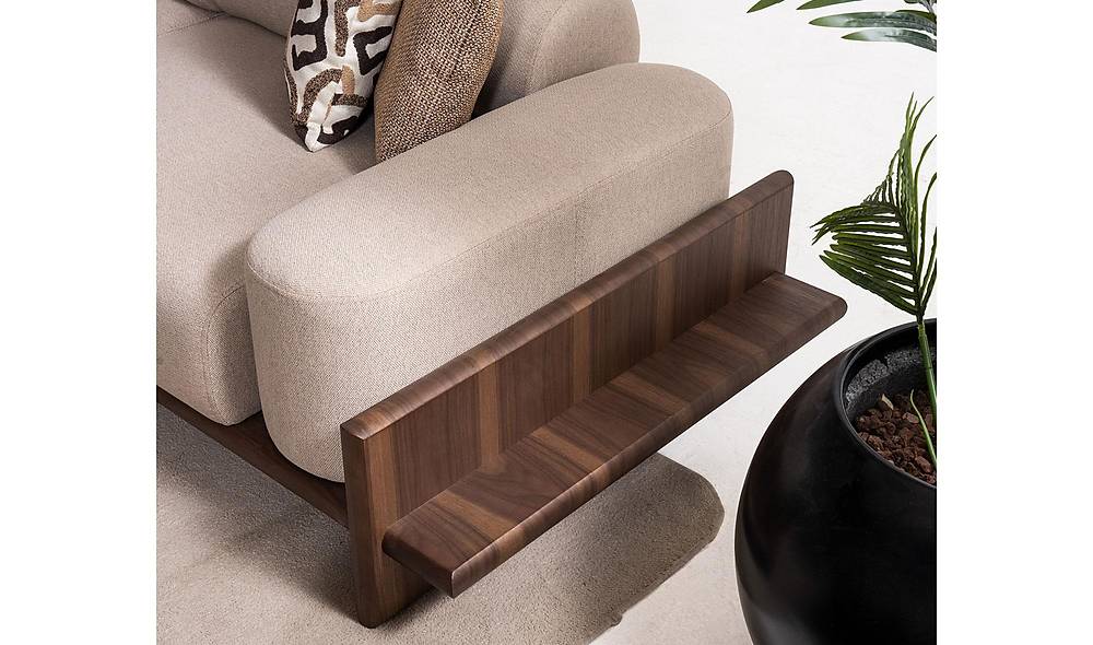 Alya Koltuk Takımı - Kahve Koltuk Takımı