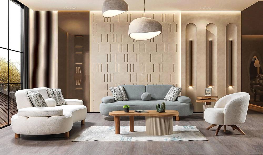 Floransa Koltuk Takımı - Dik Ayak Koltuk Takımı