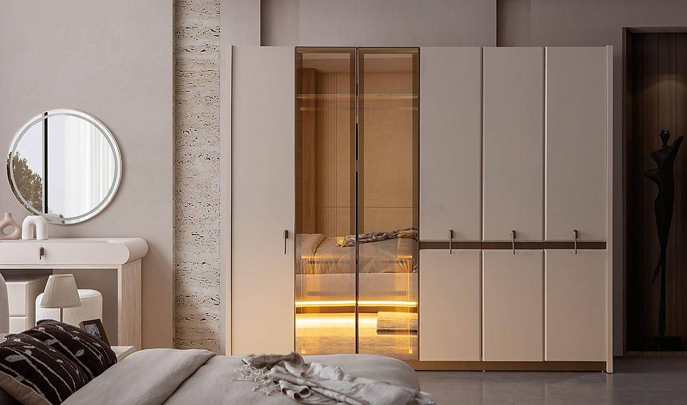 Lacy Bazalı Yatak Odası Yatak Odası