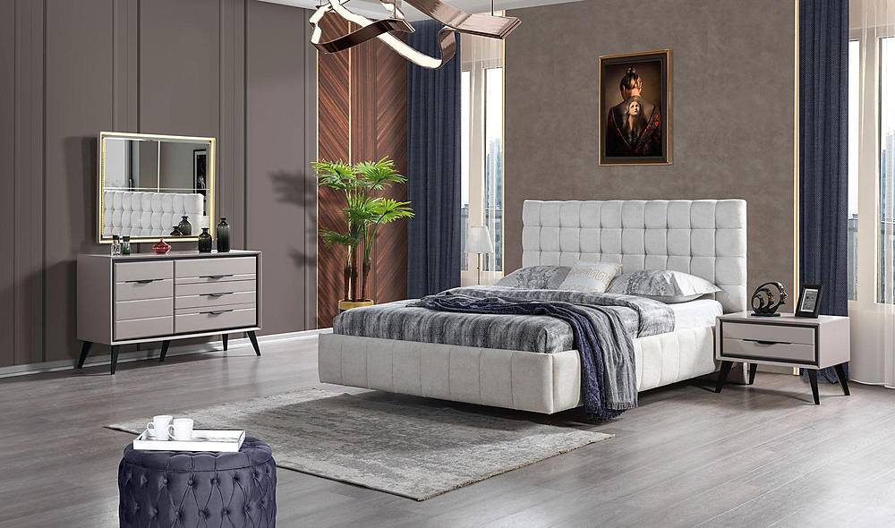 Harper Bazalı Yatak Odası Yatak Odası