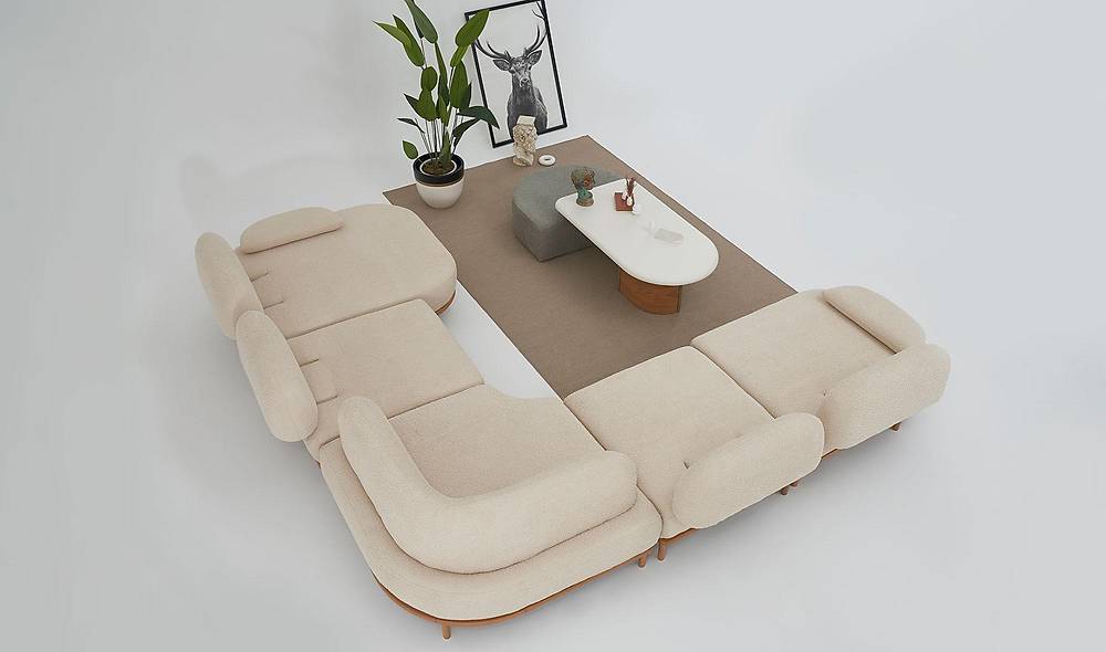 Ornate Köşe Takımı Köşe Koltuk