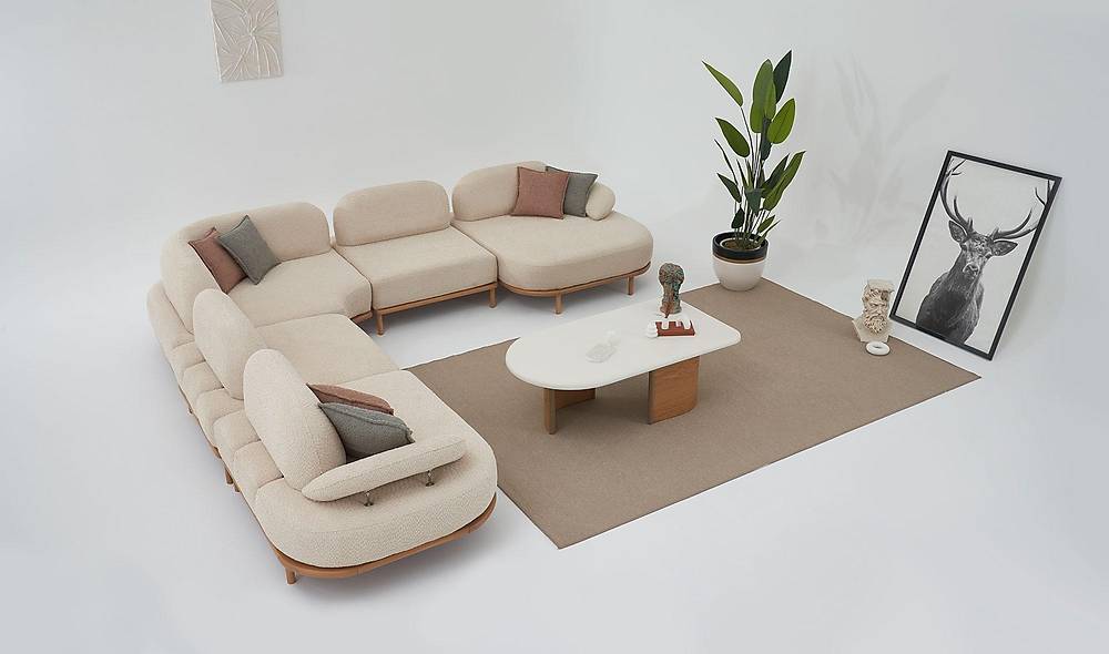 Ornate Köşe Takımı Köşe Koltuk