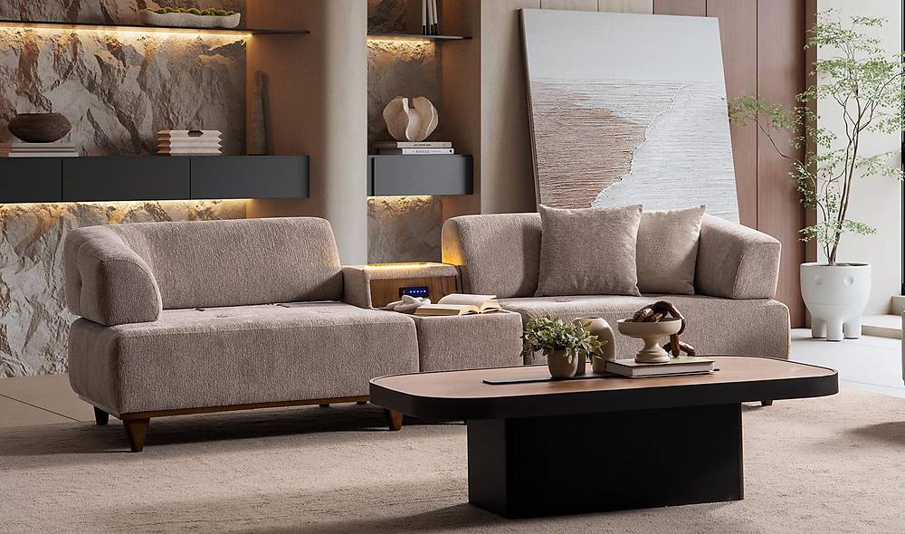 Colle Koltuk Takımı - Köşeli Koltuk Takımı