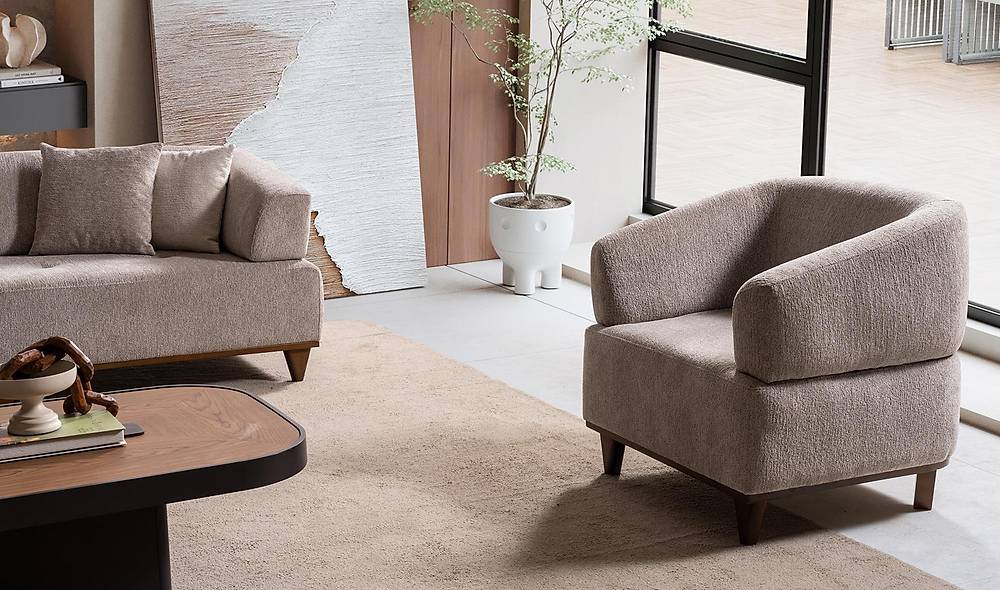 Colle Koltuk Takımı - Köşeli Koltuk Takımı