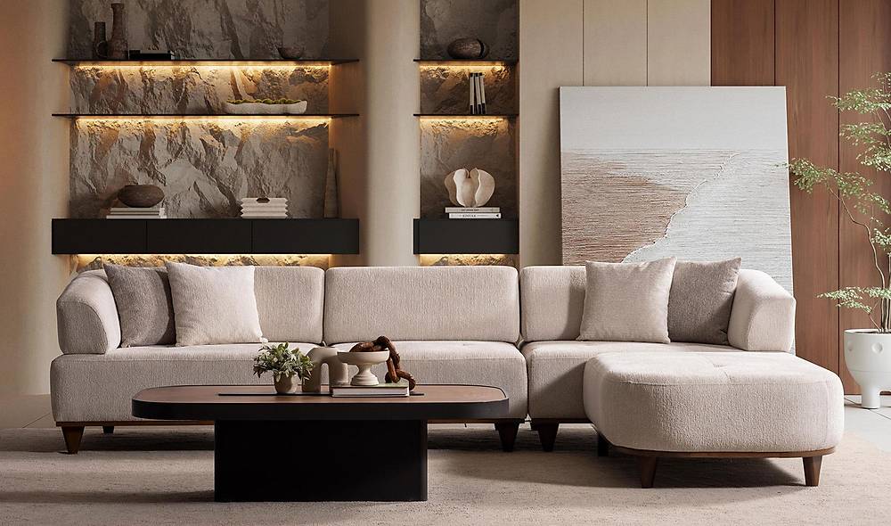 Colle Köşe Takımı Köşe Koltuk