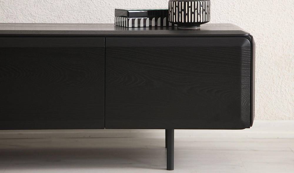 Roxas Tv Sehpası - Siyah TV Ünitesi