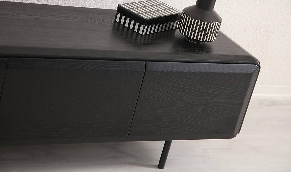 Roxas Tv Sehpası - Siyah TV Ünitesi