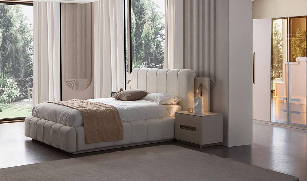 Joss Bazalı Yatak Odası Yatak Odası