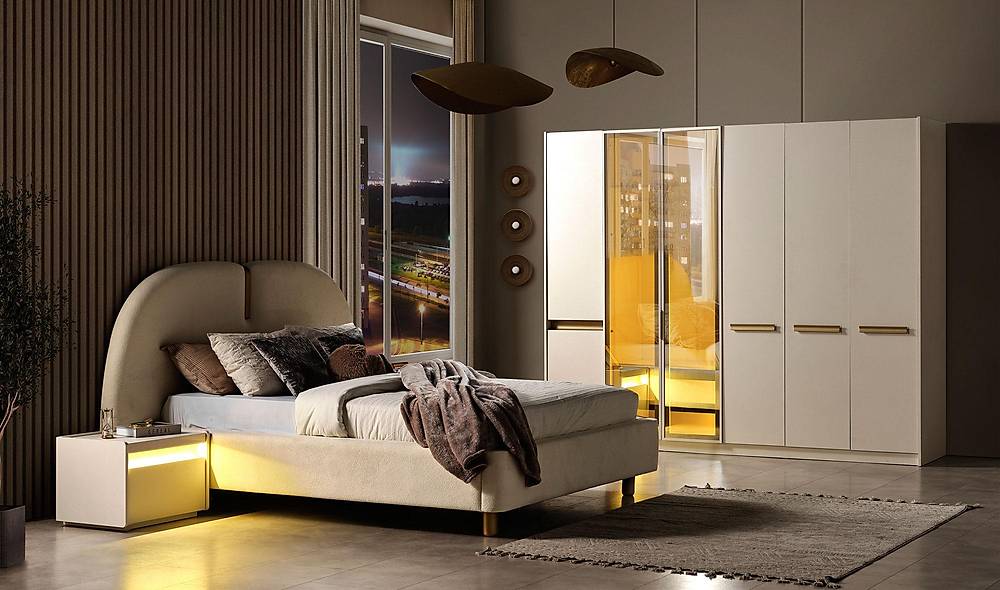 Hennes 6 Kapılı Yatak Odası - New Reflekte Yatak Odası