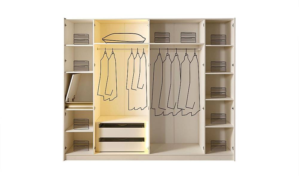 Hennes 6 Kapılı Yatak Odası - New Reflekte Yatak Odası