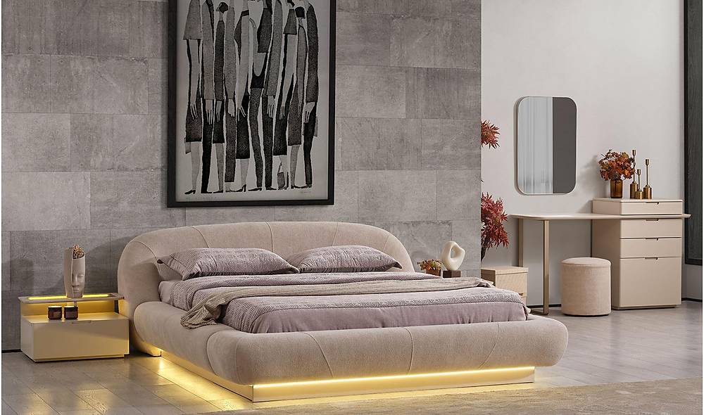 Rush Bazalı Yatak Odası Yatak Odası