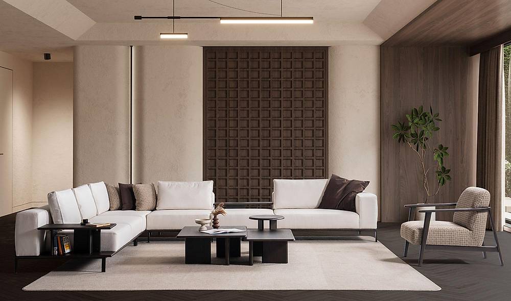 Dusty Köşe Takımı Köşe Koltuk