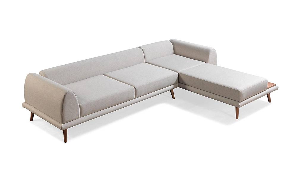 Tiara Köşe Takımı - Krem Köşe Koltuk