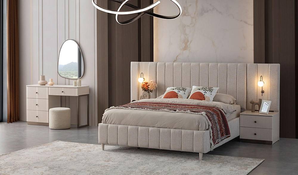 Ayışığı Bazalı Yatak Odası Yatak Odası