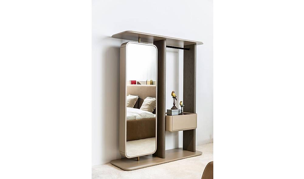 Mavera Aynalı Askılık Vestiyer Portmanto