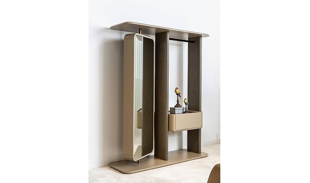 Mavera Aynalı Askılık Vestiyer Portmanto