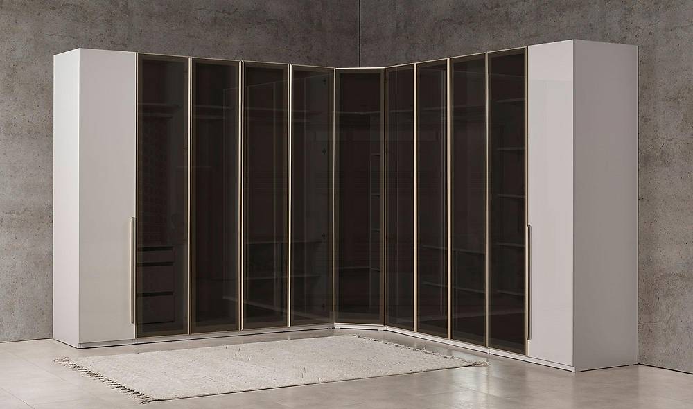 Lenka Gardrop - Köşe Dolaplı Giyinme Odası