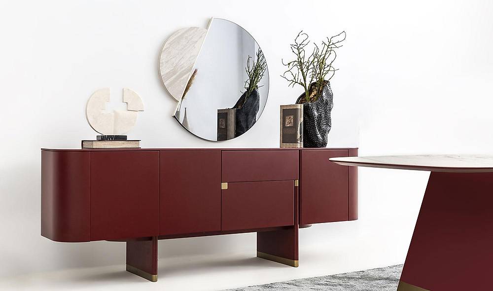 Penora Yemek Odası - Bordo Yemek Odası