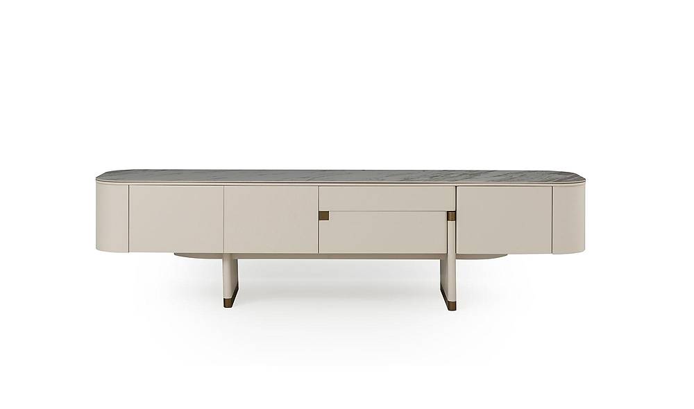 Penora Tv Sehpası - Ekru TV Ünitesi