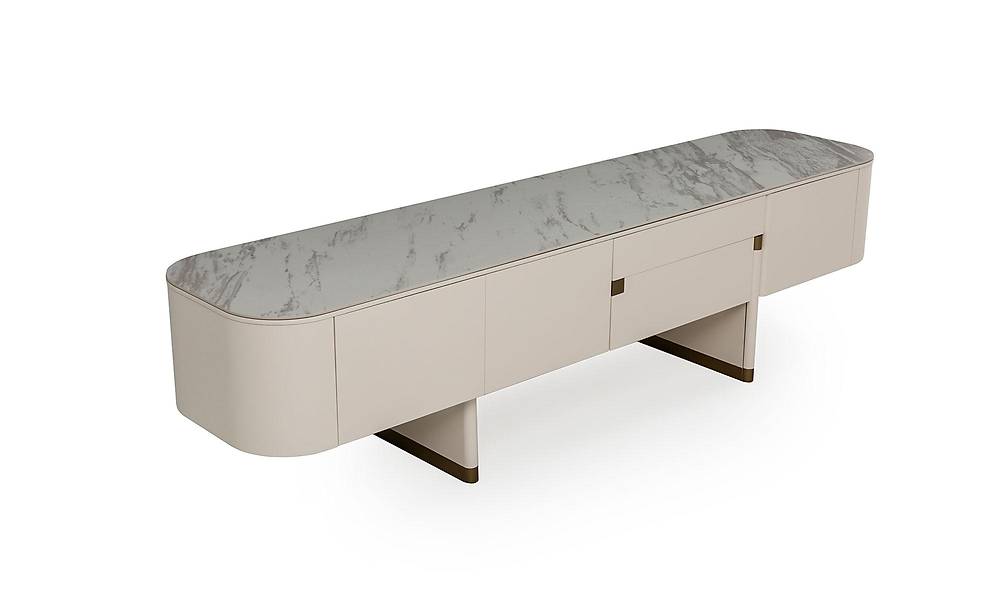 Penora Tv Sehpası - Ekru TV Ünitesi