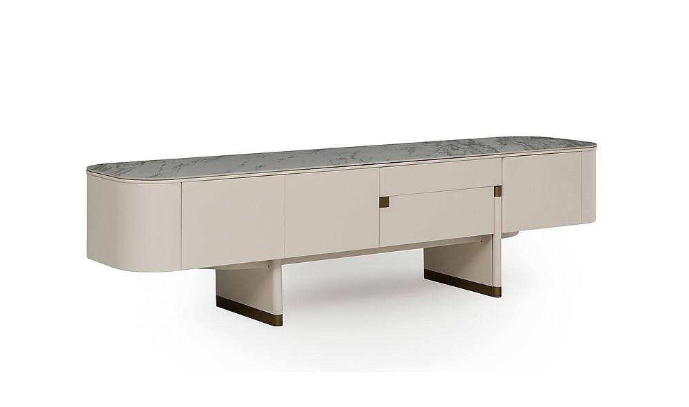 Penora Tv Sehpası - Ekru TV Ünitesi