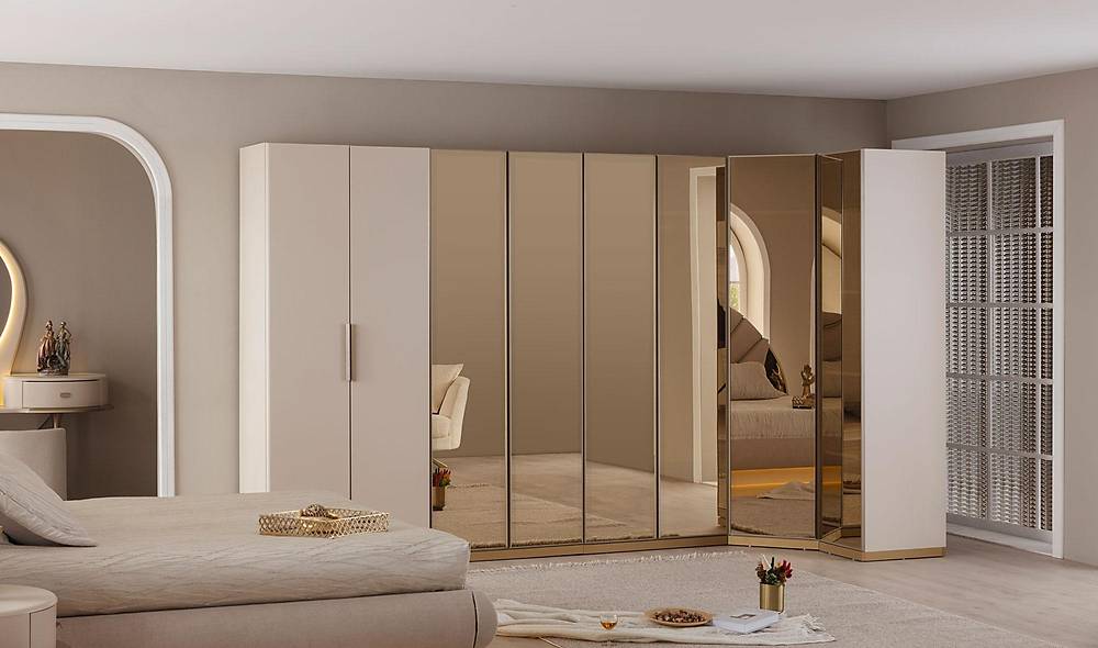 Losi Yatak Odası - Köşe Dolaplı Giyinme Odası