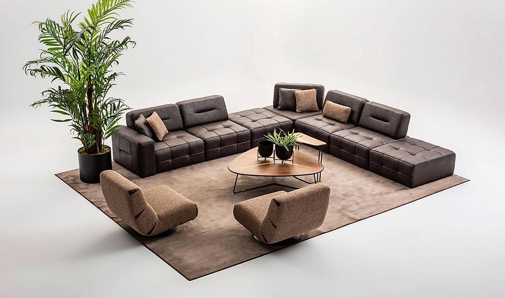 Mocha Köşe Takımı - Large Köşe Koltuk