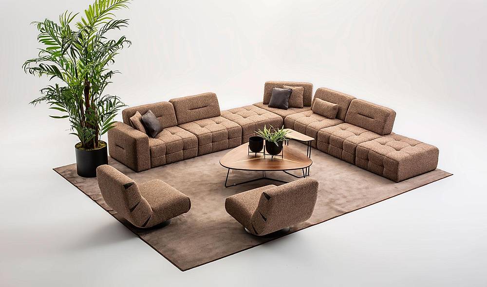 Mocha Köşe Takımı - Large Köşe Koltuk