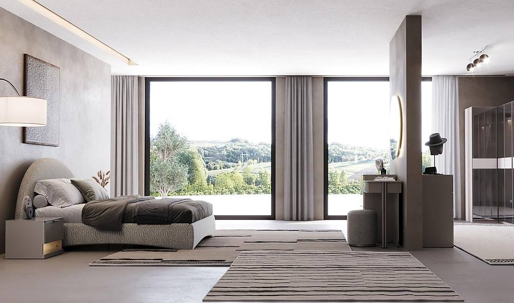 Odessa Bazalı Yatak Odası - 6 Kapılı Yatak Odası