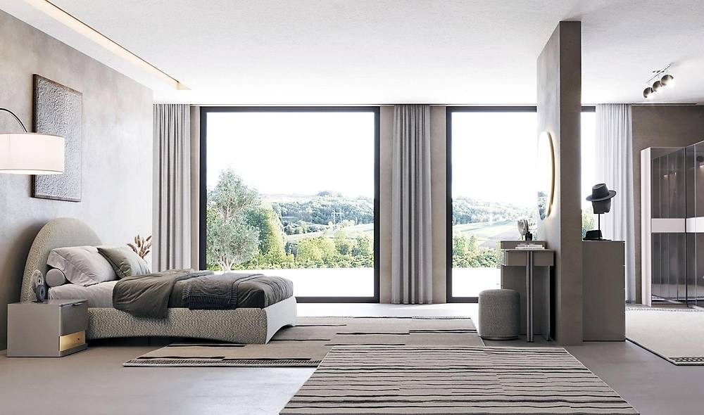 Odessa Bazalı Yatak Odası - 6 Kapılı Yatak Odası