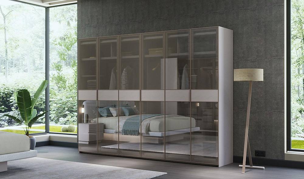 Lenova Bazalı Yatak Odası - 6 Kapılı Yatak Odası