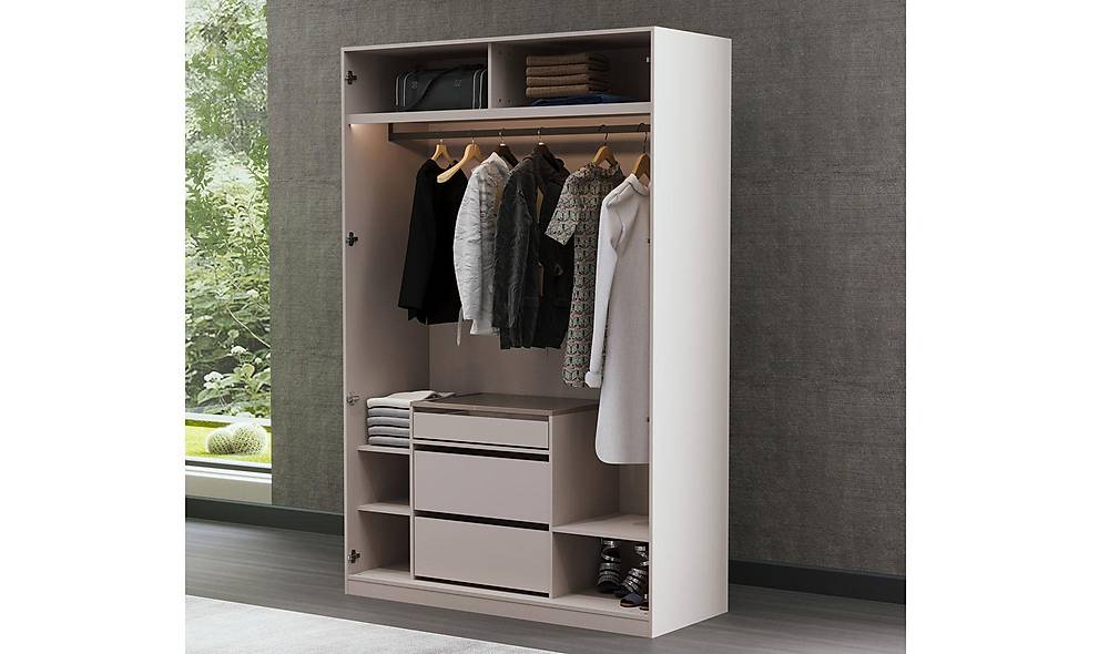 Odessa Köşe Gardolap  Kapaklı Gardırop