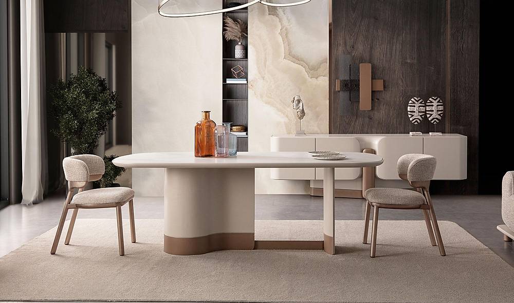 Rozy Yemek Odası - Krem Yemek Odası