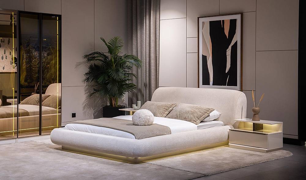 Minax Bazalı Yatak Odası - 6 Kapılı Yatak Odası