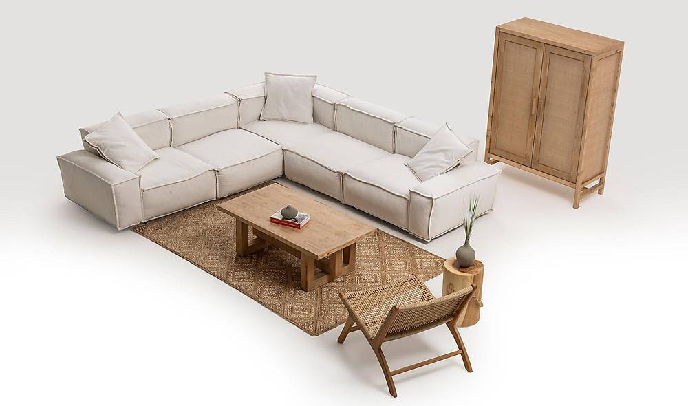 Hazeran Köşe Takımı - Medium Köşe Koltuk