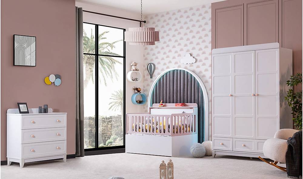 Yasi Bebek Odası - Pembe Genç Odası