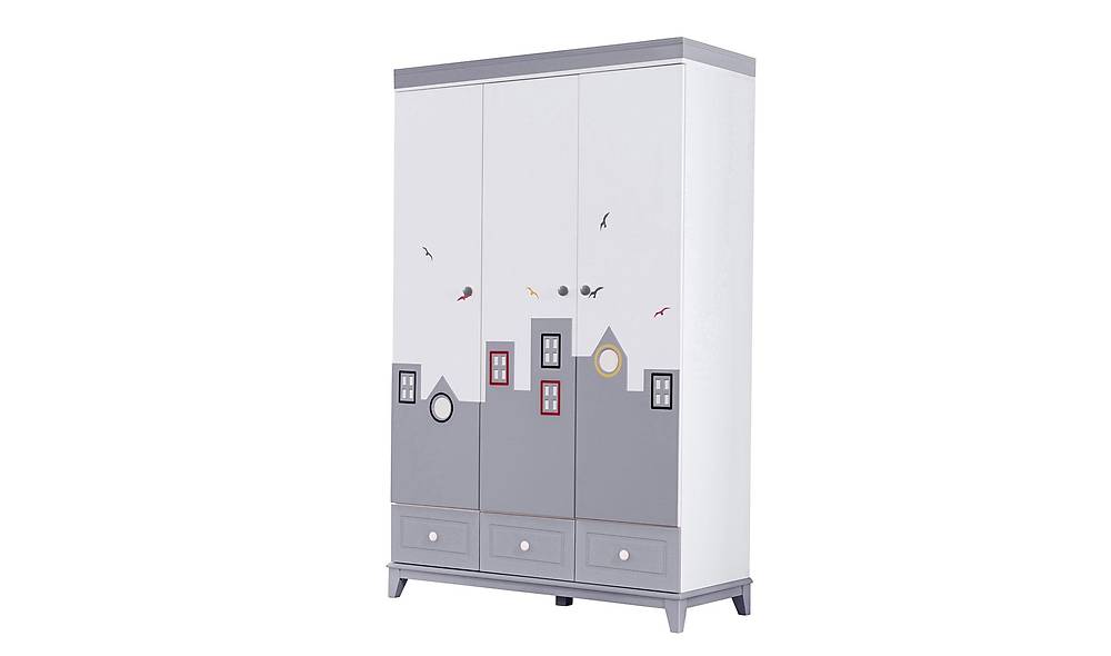 Ozzo Bebek Odası - Gri Genç Odası