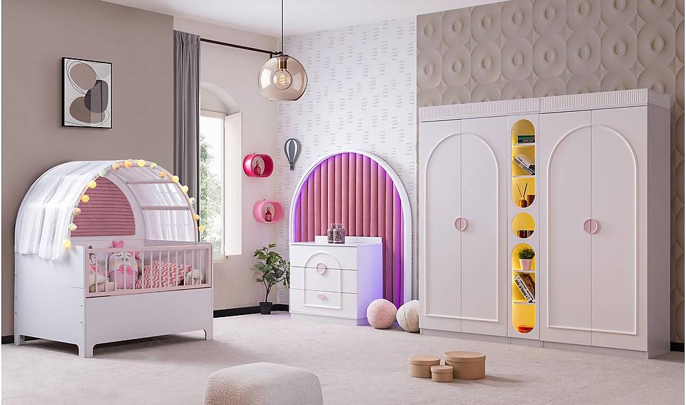 Aries Bebek Odası - Pembe Genç Odası