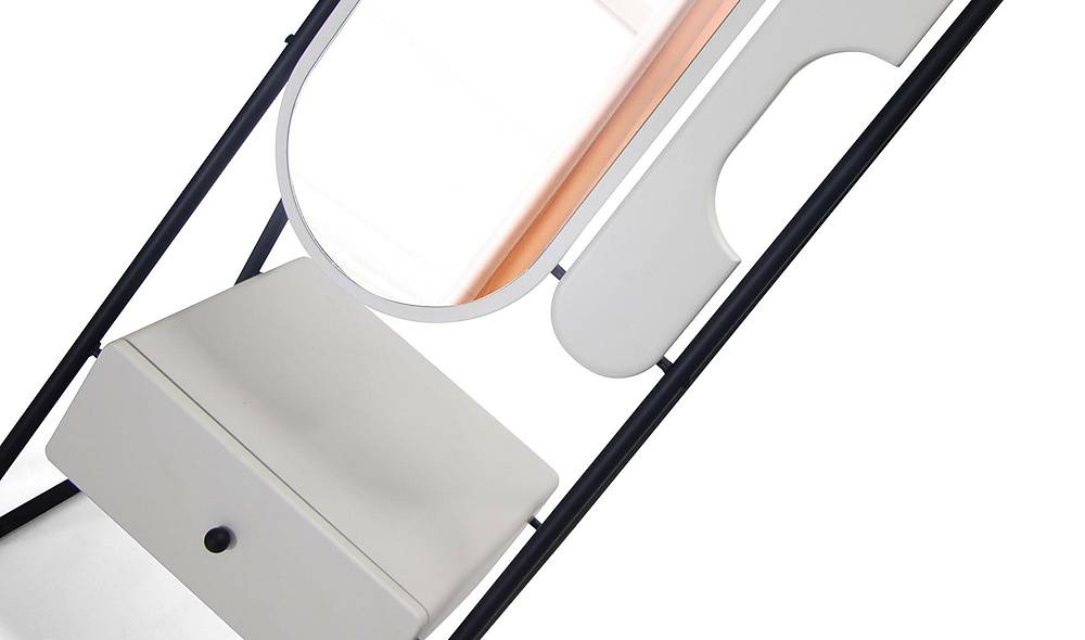 Lines Aynalı Askılık Vestiyer Portmanto